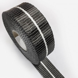 HS Full Black Carbon reinforcement rail tape, 60mm