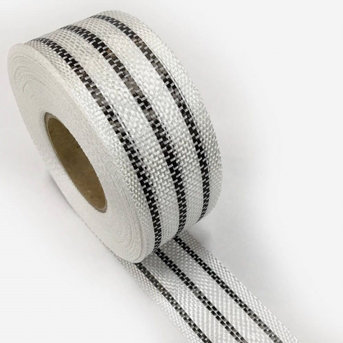 Carbon Fiber Tape mixed with Fibreglass