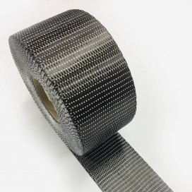 Bande de renfort carbone uni-directionnelle, largeur 65mm