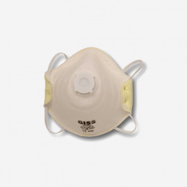 Masque de protection poussières FFP3 jetable avec soupape, GISS
