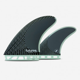 Twin fins + 1 Blackstix - Rob Machado Bamboo / Red, FUTURES.