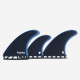 Dérives 5-fins - Twiggy Big Wave Navy Blue, FUTURES.