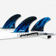 R8 Vapor Core - Carbon / White thruster fins, FUTURES.