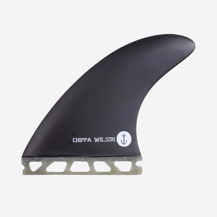 Quillas tri-fins single tab Captain Fin co Chippa New Bones black