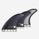 Captain Fin co. single tab thruster fins Chippa New Bones black