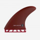 Captain Fin co. single tab thruster fins Chippa New Bones burgundy