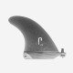 7.0" longboard single fin - Smoke tint fiberglass