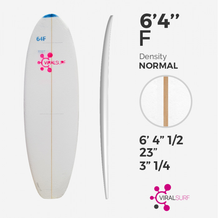 6'4'' fish, VIRAL Surf
