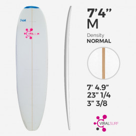 7'4'' Mini Malibu, HURACAN Foam