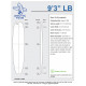 9'3'' LONGBOARD ARCTIC Foam - LONGBOARD - Surfboard blank for shaping - VIRAL Surf for shapers