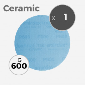 Disque abrasif net 750 ceramic - diamètre 150mm - grain 600, SMIRDEX