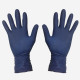 Pair of high resistance blue color latex gloves, Medium size