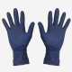 Paire de gants en latex très épais spécifiques risques chimiques, couleur bleu, taille Large