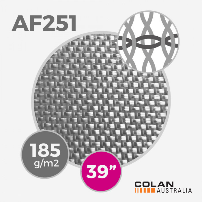AF251 - 4.9 oz - 185 gr/m - 100cm width, COLAN