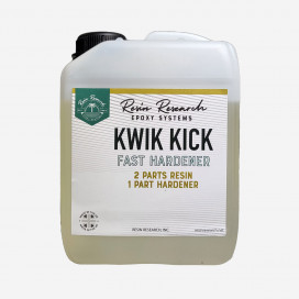 2.25 kg de durcisseur époxy Kwick Kick, RESIN RESEARCH
