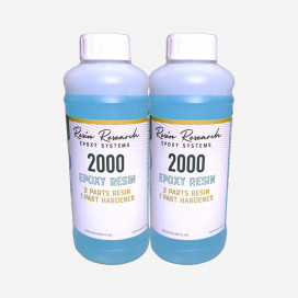 2.00 kg - 2000 CE blue Epoxy Resin, RESIN RESEARCH