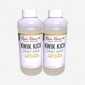 2.00 kg - Kwick Kick clear Epoxy Resin, RESIN RESEARCH