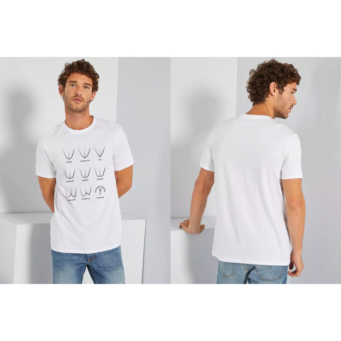 T-shirt Shaper House Tails - White