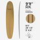 9'9'' GH Longboard - 9mm ayous stringer, POLYOLA