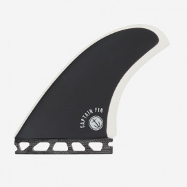 Dérives Twins Single Tab - CF Fiberglass Black, CAPTAIN FIN CO