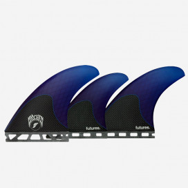 5 Fins - LOST / MAYHEM 3.0 - RTM Hex Blue Signature fins, FUTURES.