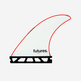 Thruster fins - JORDY SMITH RTM Hex White - M, FUTURES.