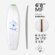 6'8'' MF Fish - Green density - latte 1/8'' Ply, ARCTIC FOAM