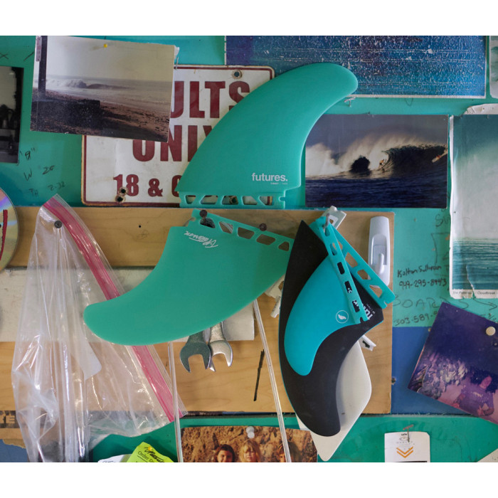 Quillas Twin - Timmy Patterson Fiberglass Teal, FUTURES.