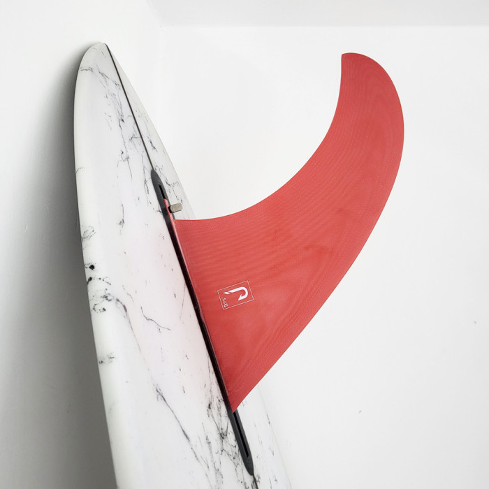 Quilla de longboard single 9.75 - Fibra Roja