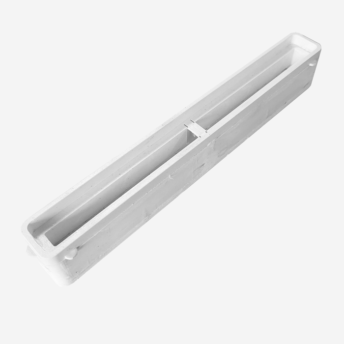 8.5" US Box blanc - Boïtier de dérive single 21,60 cm, FINS UNLIMITED
