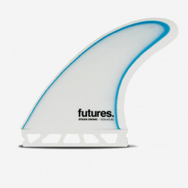 Dérives Thruster - Ethan Ewing Medium Control Series fiberglass White & Blue, FUTURES.