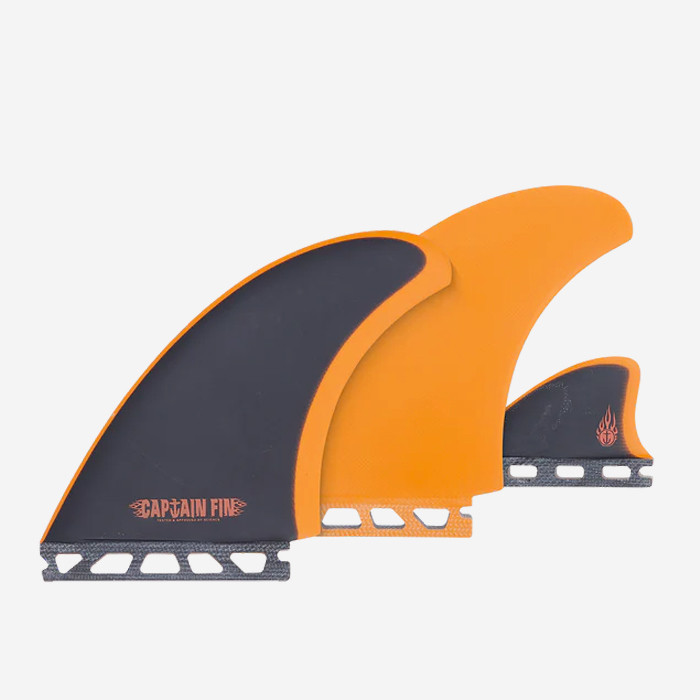 Quillas Twin - CF TEAM Fiberglass Orange, CAPTAIN FIN CO