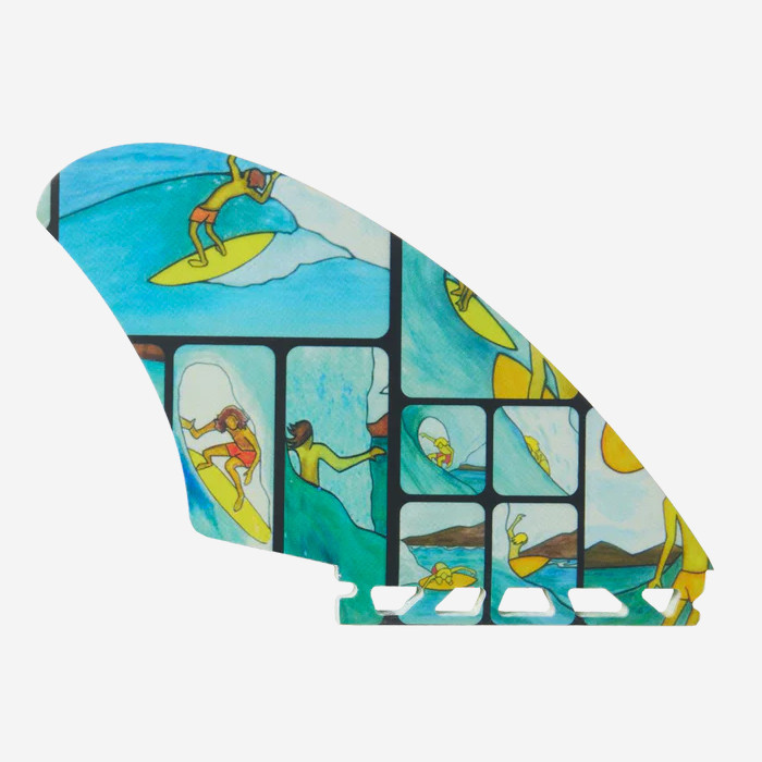 Quillas Twins / Keels Single Tab - Andy Davis Fiberglass MLT, CAPTAIN FIN CO