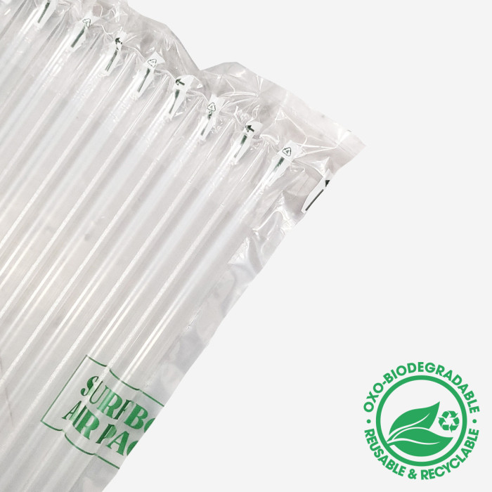 Inflatable air packaging for surfboards - Flat air sheet