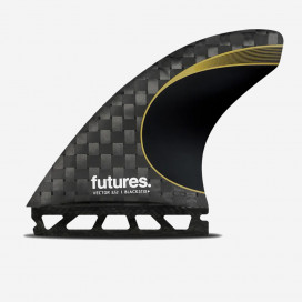 Quillas Thruster - Vector 3/2 Medium Blackstix Gold, FUTURES.