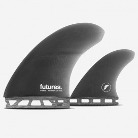 Dérives Twin + 1 - Rasta 3/2 Reverse Fiberglass Blue, FUTURES.