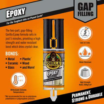 Gorilla Epoxy Glue for surfboard ding repair - 25ml, GORILLA GLUE