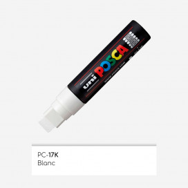 WHITE POSCA PAINT MARKER PC17K (15mm extra broad tip)