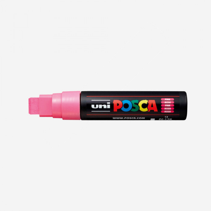 MARCADOR POSCA ROSA PC17K (punta muy gruesa de 15 mm ancho)