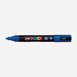 Marqueur couleur bleu foncé PC5M (pointe moyenne 2,5mm), POSCA