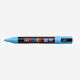 MARCADOR POSCA AZUL CLARO PC5M (punta 2.5mm linea media)