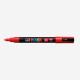 MARCADOR POSCA ROJO PC3M (punta 1.5mm linea fina)