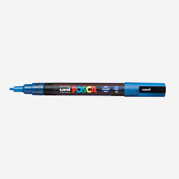 MARCADOR POSCA AZUL OSCURO PC3M (punta 1.5mm linea fina)