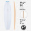 7'4'' MM Egg / Evolutive - Blue Density - latte 6mm Obs SURFBLANKS