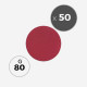 80 GRIT 75mm SANDING DISC (50 DISCS)