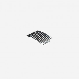 Curved replacement blade 60 mm x 40 mm for Surform-type rasp / scraper
