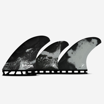 Dérives 5-fins - CHRISTENSON - RTM Hex Grey - Taille M, FUTURES.