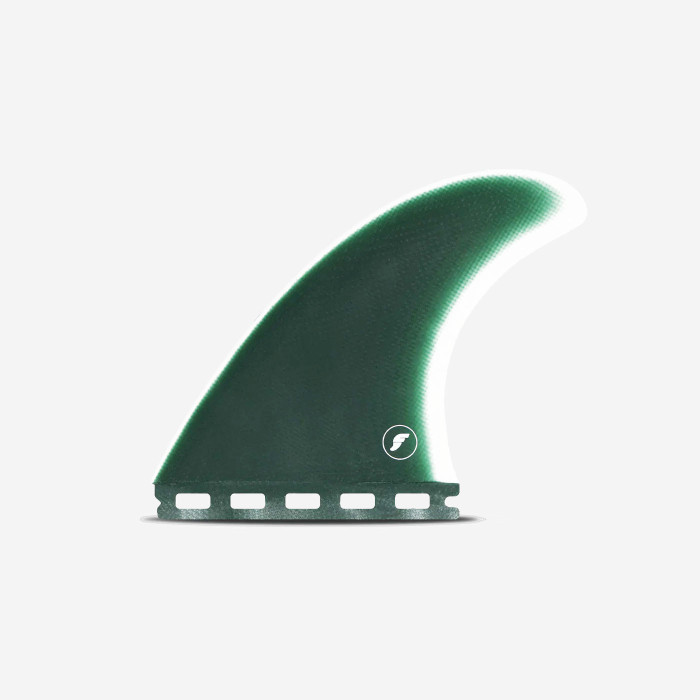 Dérives Thruster - FTP1 Control Series fiberglass White / Forest Green, FUTURES.