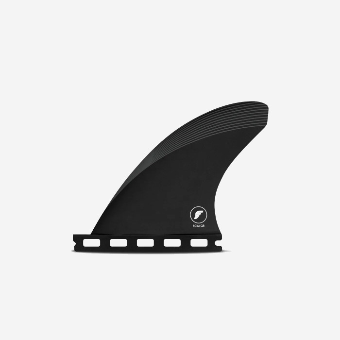 Rear fins - Scimitar foil quad rear fins Honeycomb black - size M/L, FUTURES.