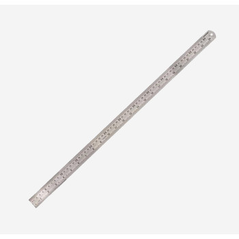 600mm stainless steel ruler - metric & imperial graduations, SILVERLINE